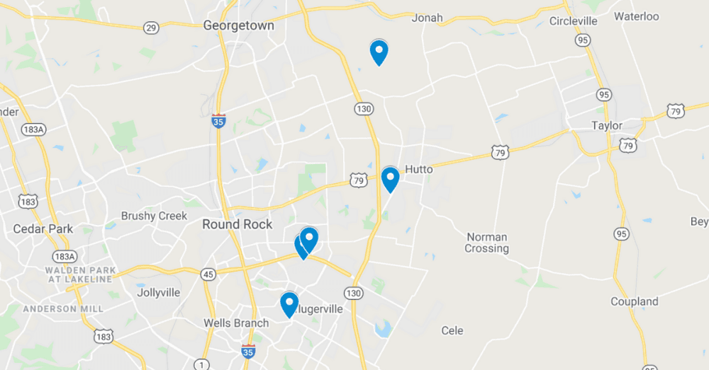 See the 5 latest commercial projects filed in Round Rock, Pflugerville and Hutto, including Oncor Service Center