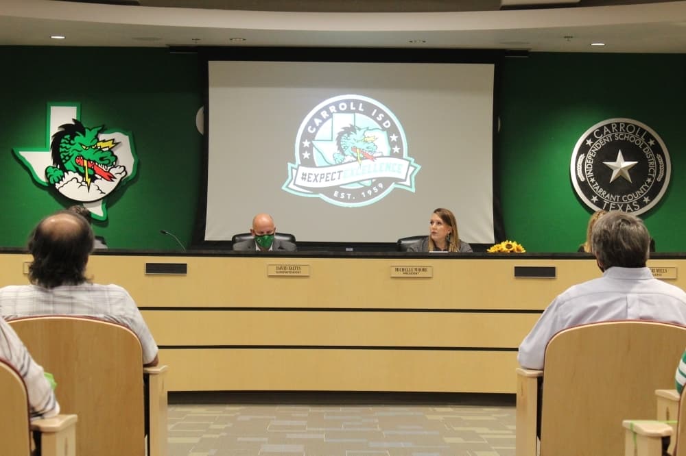 Carroll ISD board approves proposed settlement in lawsuit alleging violations to Texas Open Meetings Act