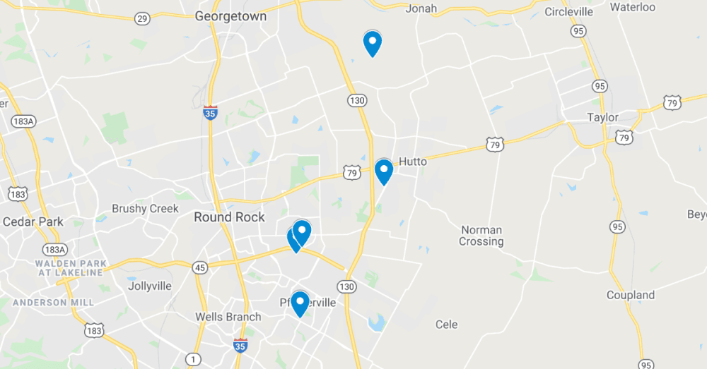 Check out the 5 latest commercial projects filed in Round Rock, Pflugerville and Hutto, including Pecan Central Office Park