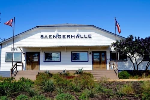 The office is located in the historic Saengerhalle building in New Braunfels. (Courtesy Zoho) 