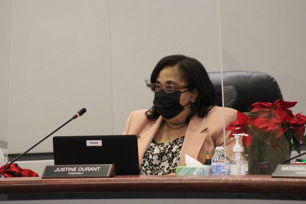 Spring ISD trustee Justine Durant was unanimously elected as the new board president by her peers on Dec. 14. (Emily Lincke/Community Impact Newspaper)