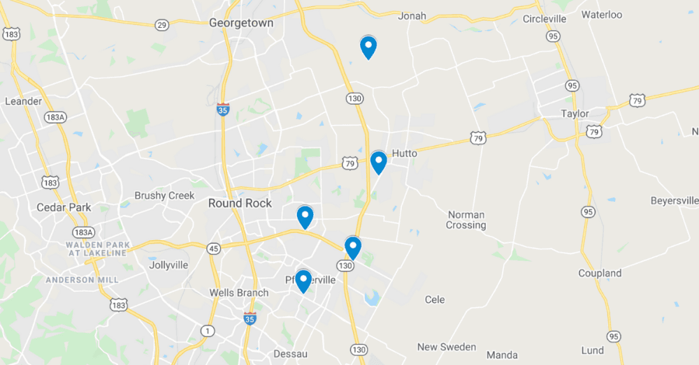 See the 5 latest commercial projects filed in Round Rock, Pflugerville and Hutto, including new Kohl’s department store