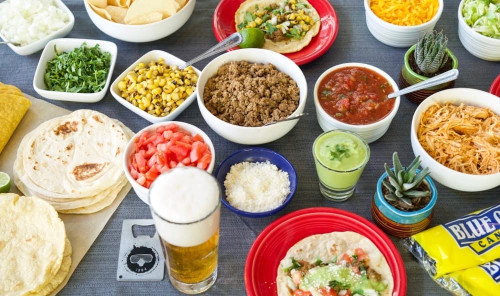 Taco Tuesday kits have become popular at Blue Goose Cantina since the spring shutdown. (Courtesy Blue Goose Cantina)
