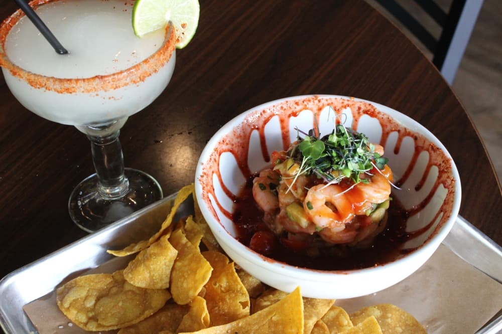 Uli's Kitchen features shrimp cocktail ($16) as an appetizer. (Ally Bolender/Community Impact Newspaper)