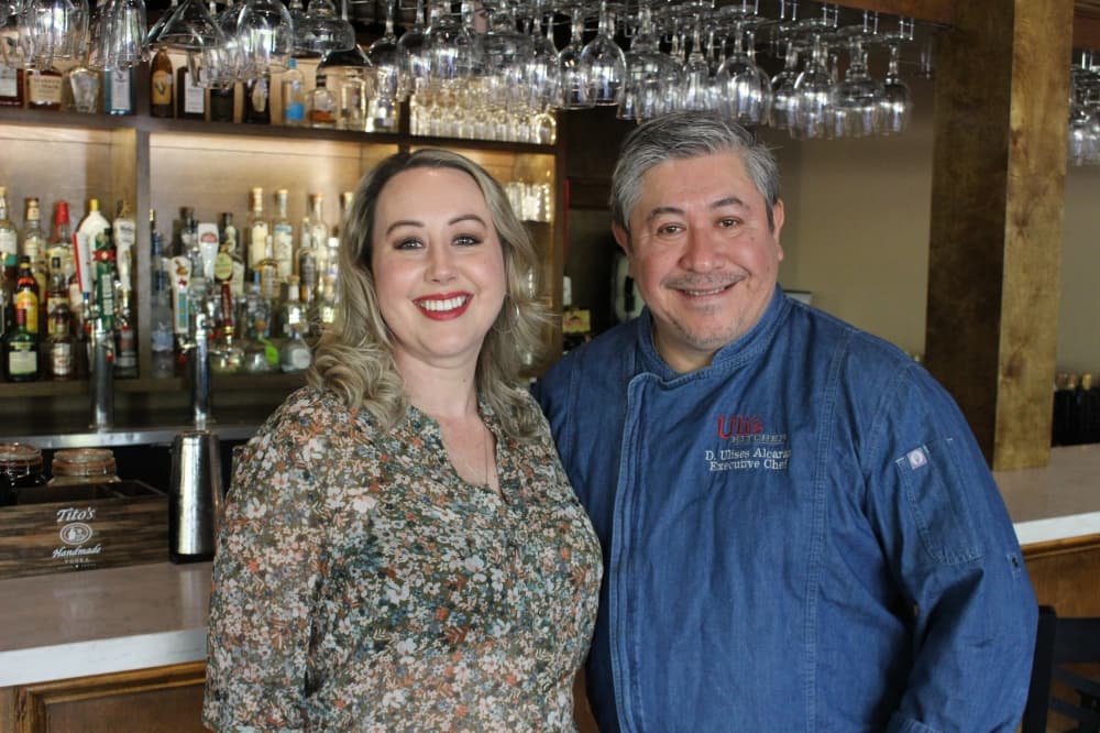 
Owners Bonnie and Ulises Alcaraz opened Uli’s Kitchen in May. 
(Photos by Ally Bolender/Community Impact Newspaper)