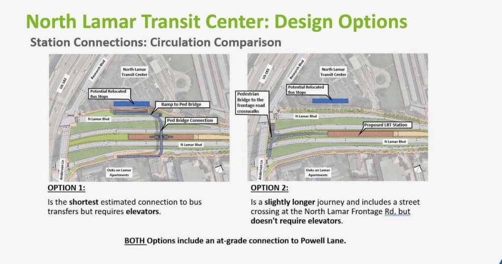 Image of North Lamar design options