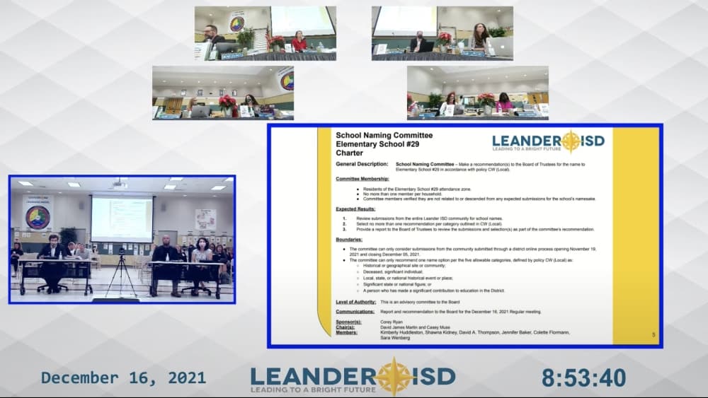 Committee recommends 2 name options for new Leander ISD elementary school