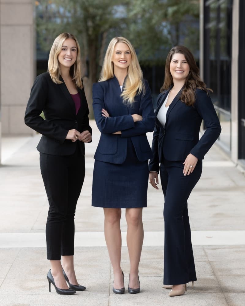 The Law Office of Amber Russell staff includes Founder Amber Russell, Senior Attorney Jean Phillips and Associate Attorney Kayla Aitken.