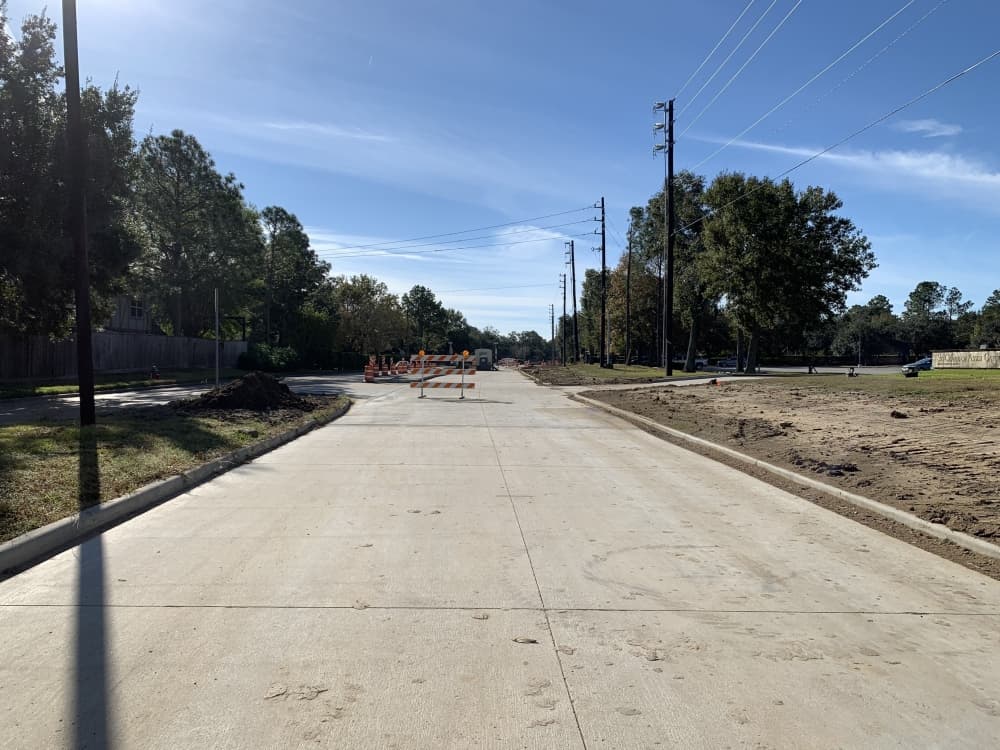 El Dorado Boulevard widening construction mostly complete in Harris County