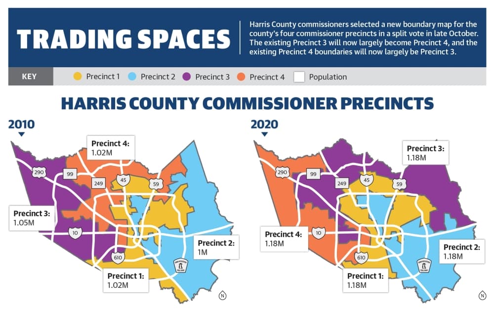 Newly redrawn precinct maps bring new representation to Lake Houston area
