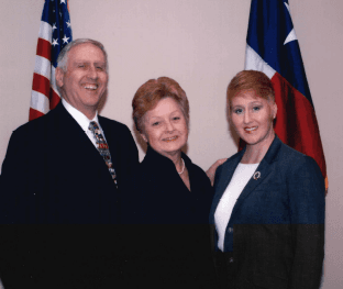 Peter (left) and Anna (center) Bradie founded Bradie, Bradie and Bradie in 1991 with daughter Michell Bradie (right), who is now senior partner of the law firm. (Courtesy Michell Bradie)