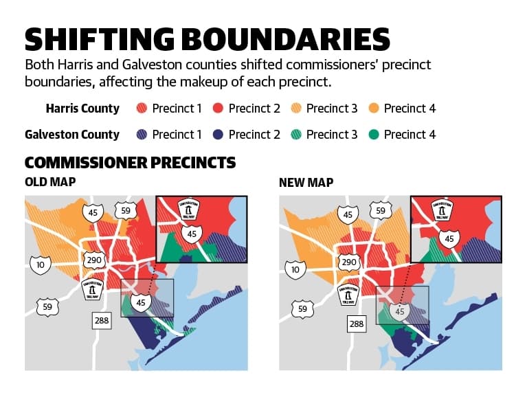 Precinct boundaries in both counties will shift ahead of the March primaries. (Community Impact Newspaper staff)