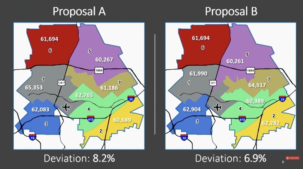 North East ISD is implementing Proposal B as the new map of revised single-member districts. (Courtesy NEISD)