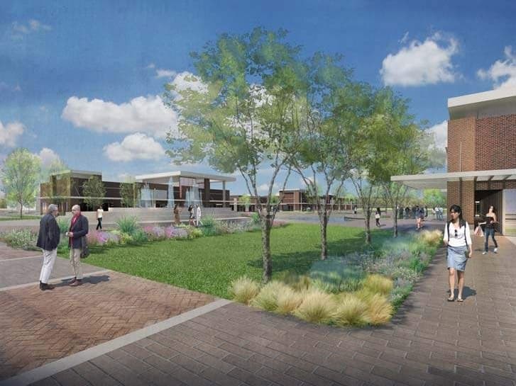 The development will feature commercial space, a multifamily complex and industrial development. (Courtesy Jackson Shaw)