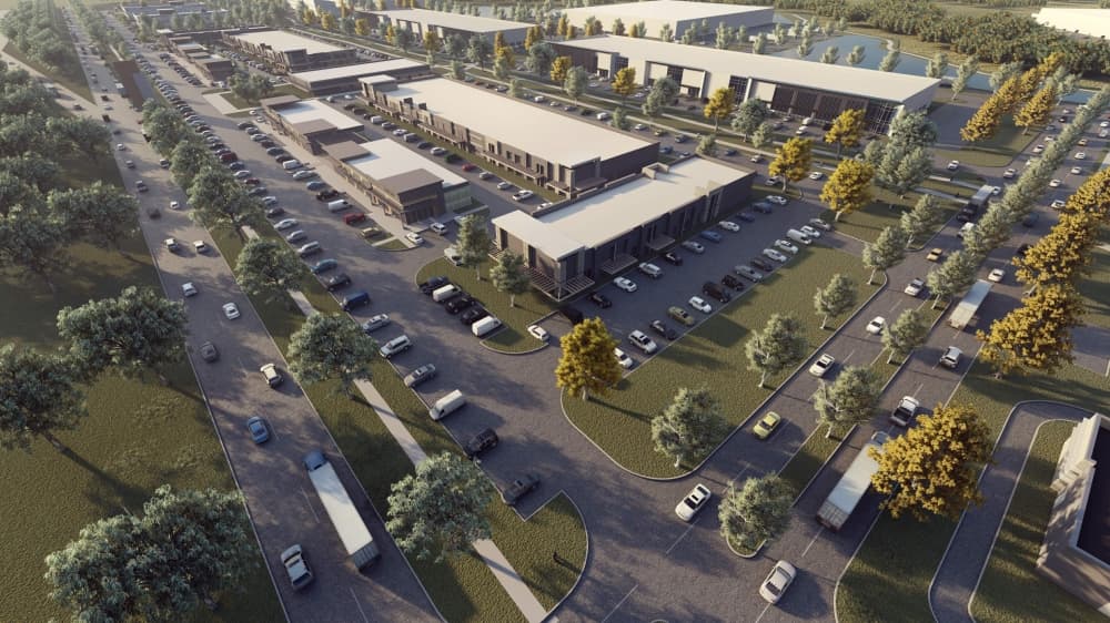 Jackson Shaw must develop a sewer water trunk line to serve the development and extend FM 197 in accordance with two economic agreements with the City. (Courtesy Jackson Shaw)
