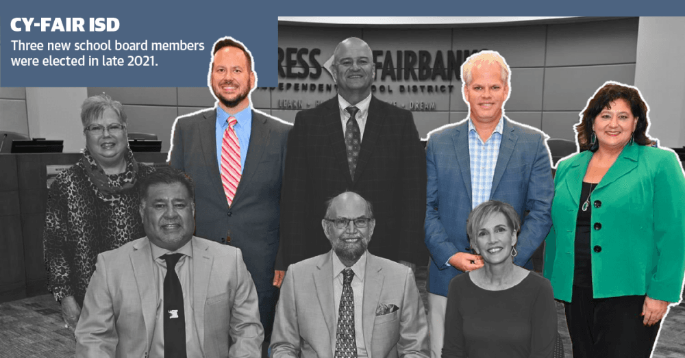 New leadership coming to Cy-Fair in 2022