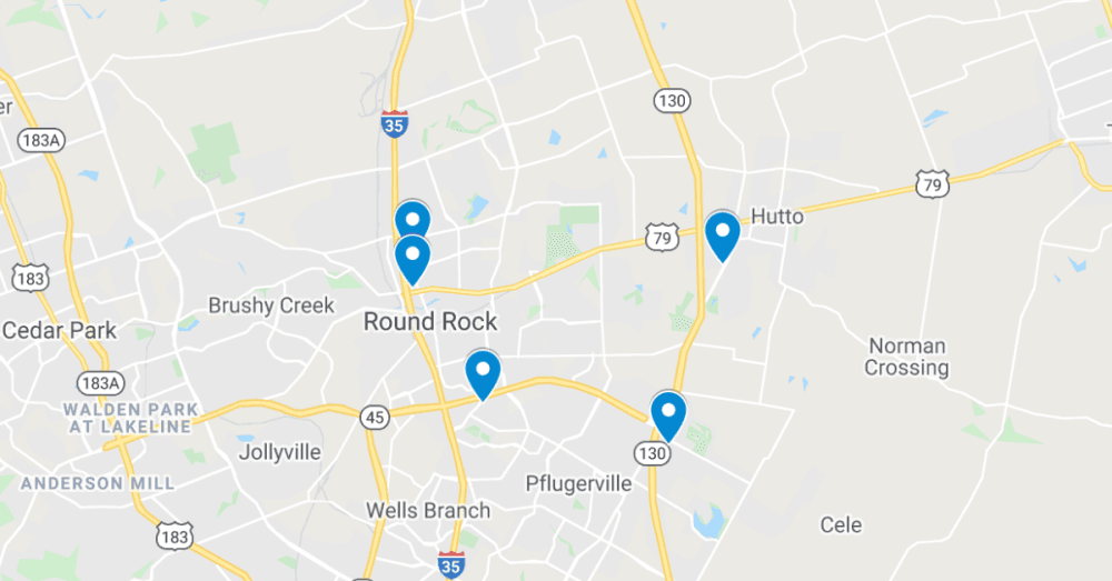 See 5 commercial projects for new or renovated businesses filed in Round Rock, Pflugerville and Hutto