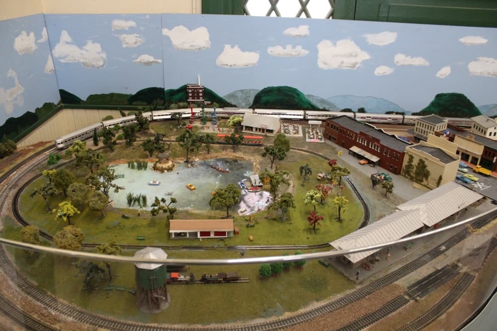 
The museum has several model trains that visitors can learn to operate.