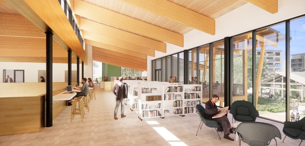 cedar park library rendering