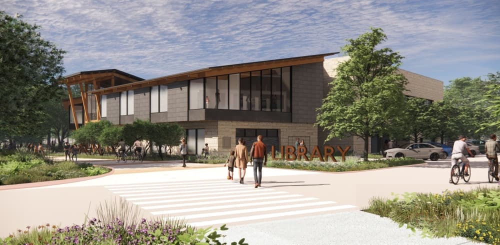 cedar park library rendering