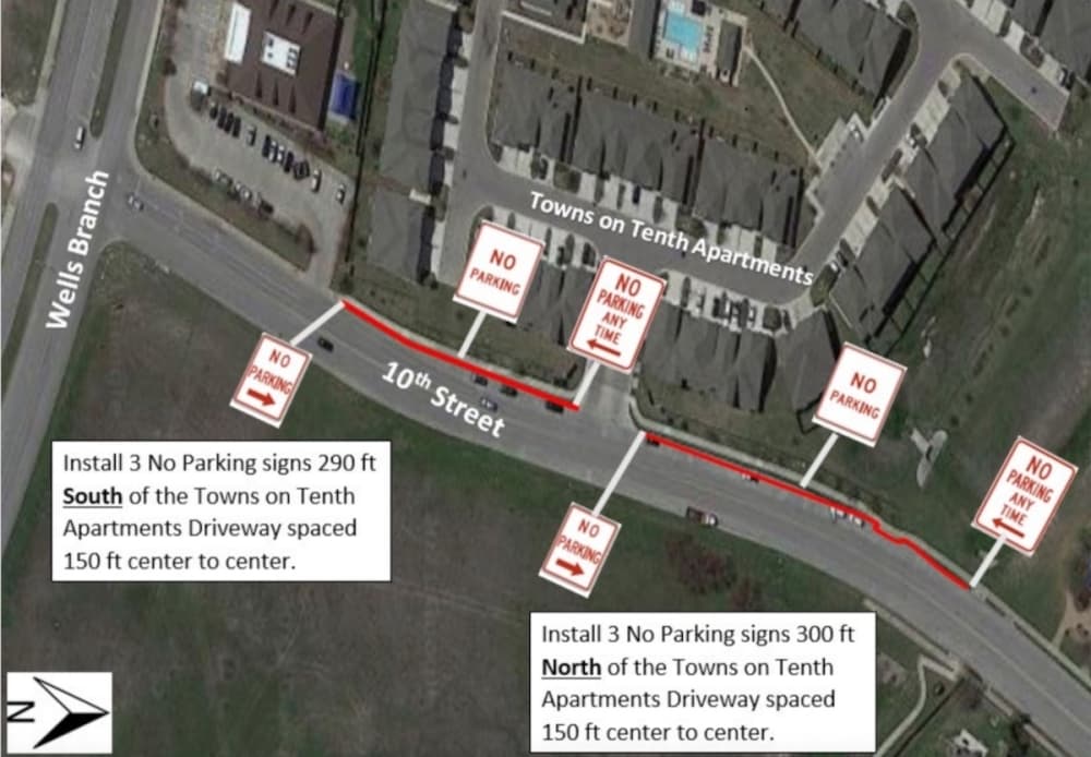Pflugerville approves no-parking zone on 10th Street