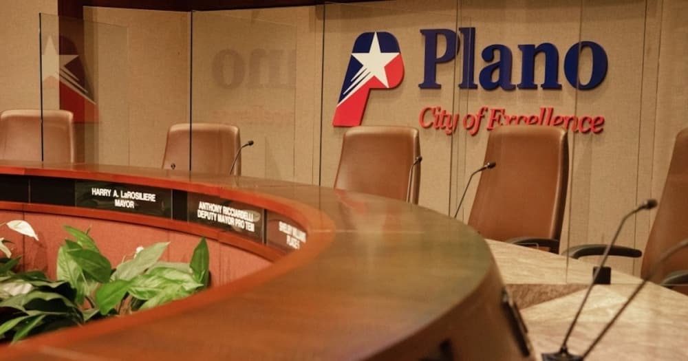 Plano City Council chambers.