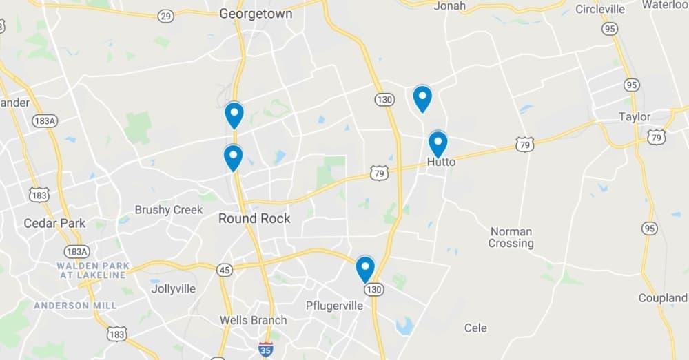 Check out the 5 latest commercial projects filed in Round Rock, Pflugerville and Hutto, including renovations to local businesses