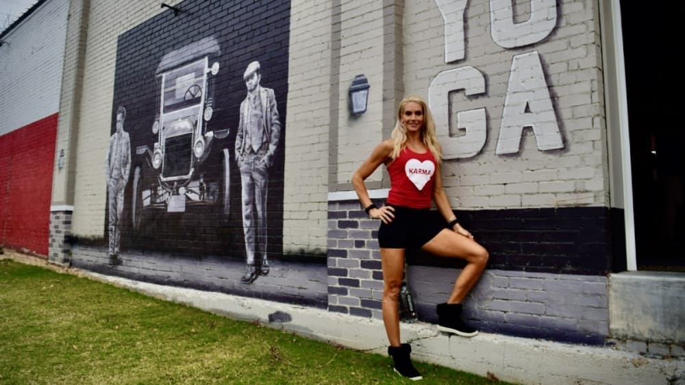 Jenny Fuller opened Karma Fitness Studio on Feb. 1. (Matt Payne/Community Impact Newspaper)