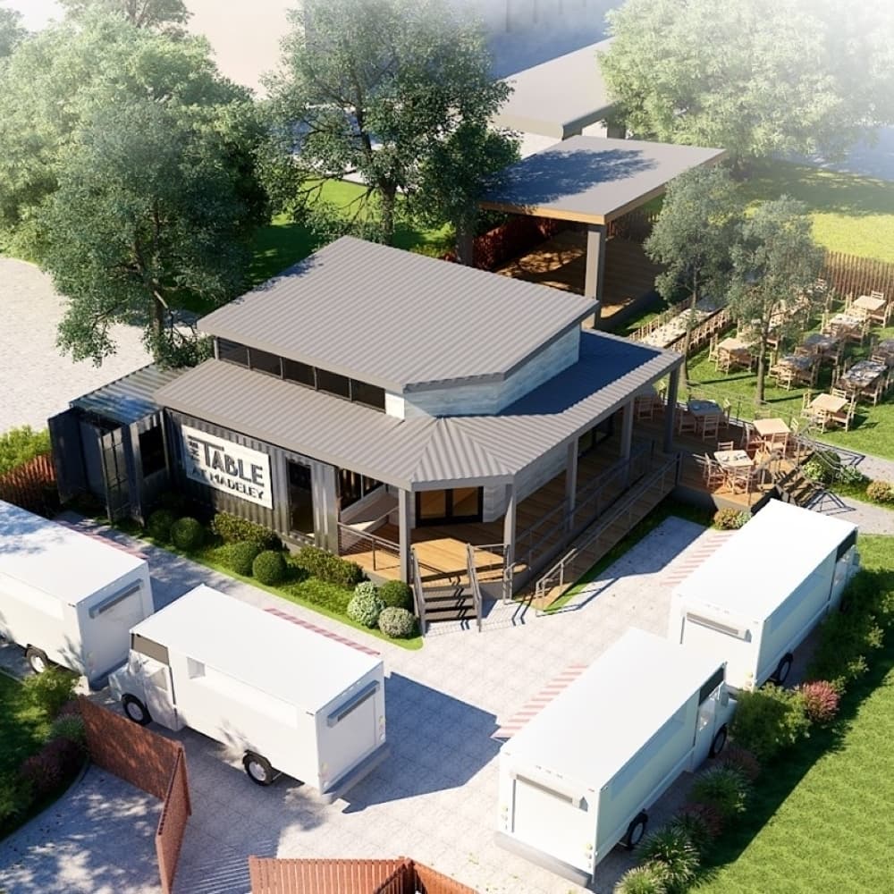 Conroe food truck park The Table at Madeley announces first 2 trailers