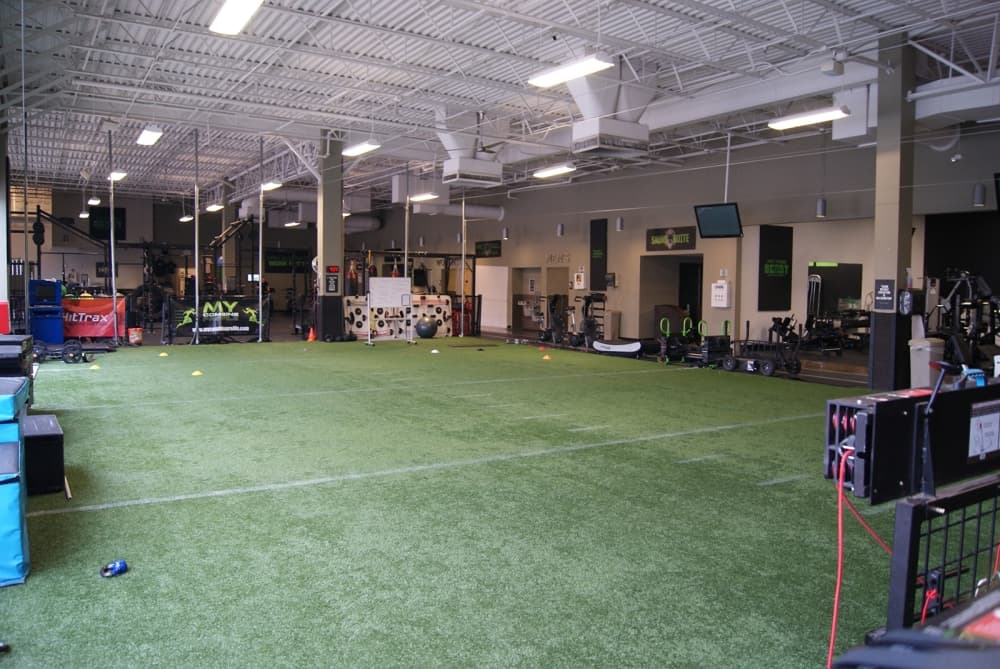 FACT Fitness in Georgetown has large turf spaces for teams to train on. (Eddie Harbour/Community Impact Newspaper)