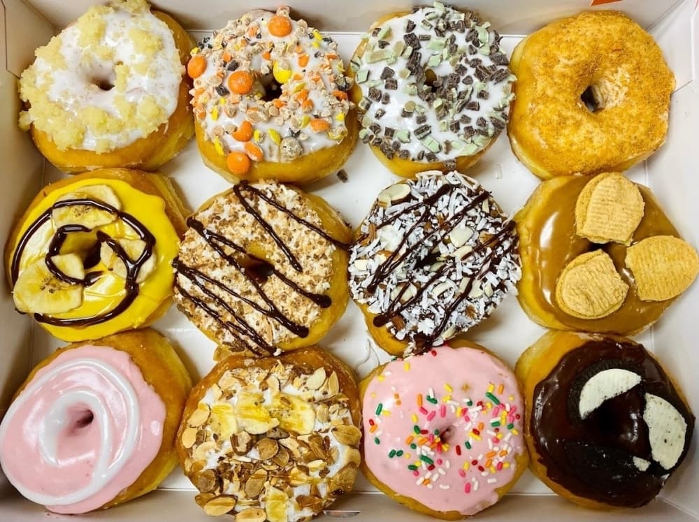 Amy's Donuts in Lewisville offers a variety of donuts made fresh daily. (Courtesy Amy's Donuts)