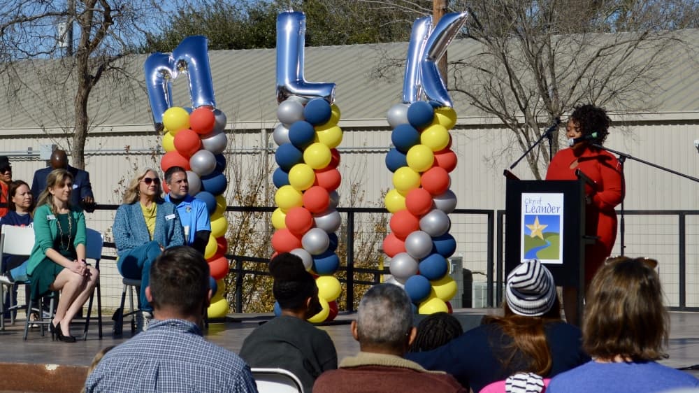 The city of Leander's inaugural Martin Luther King Jr. Day was held Jan. 17. (Taylor Girtman/Community Impact Newspaper)