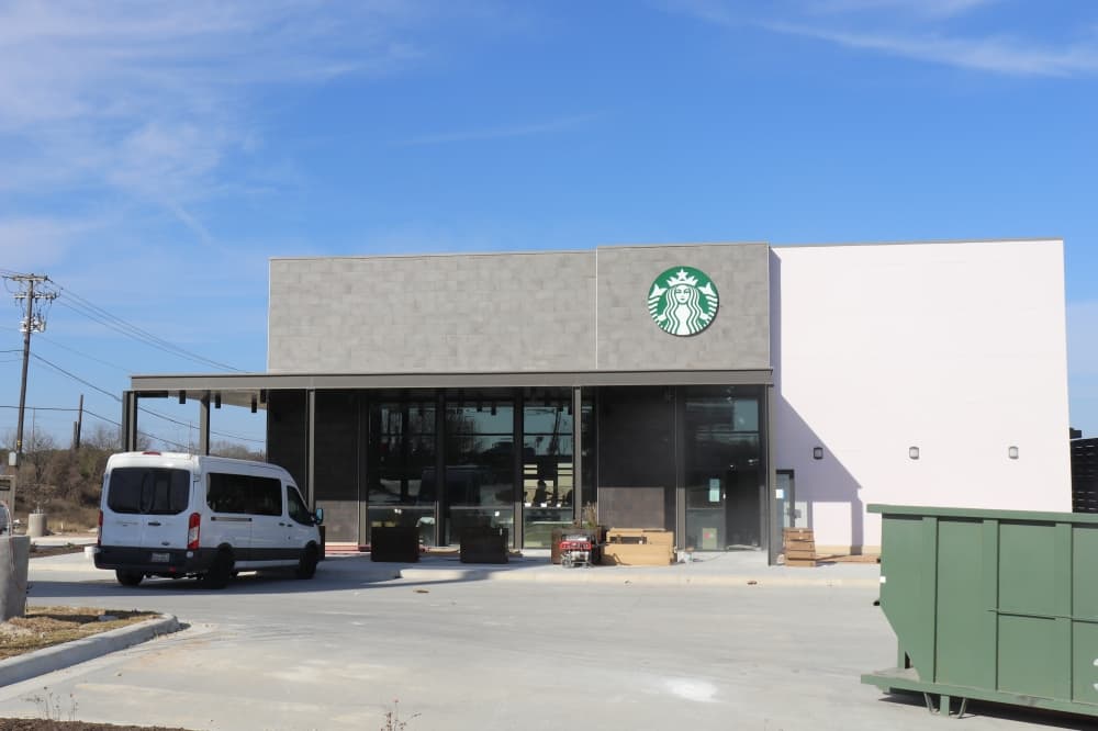 New drive-thru Starbucks opening soon near downtown Kyle