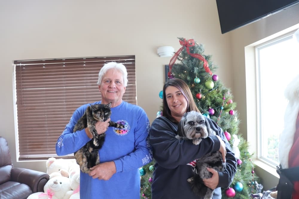Ken Jenkines and Stephanie Hayden run My Buddy's Pet Resort. (Zara Flores/Community Impact Newspaper)
