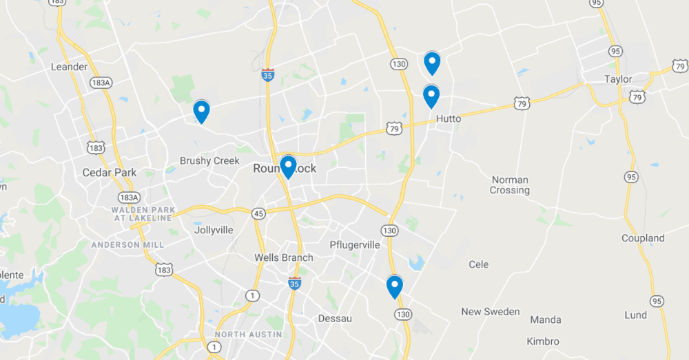 Check out the 5 latest commercial projects filed in Round Rock, Pflugerville and Hutto, including renovations to Highlights of Hutto plaza