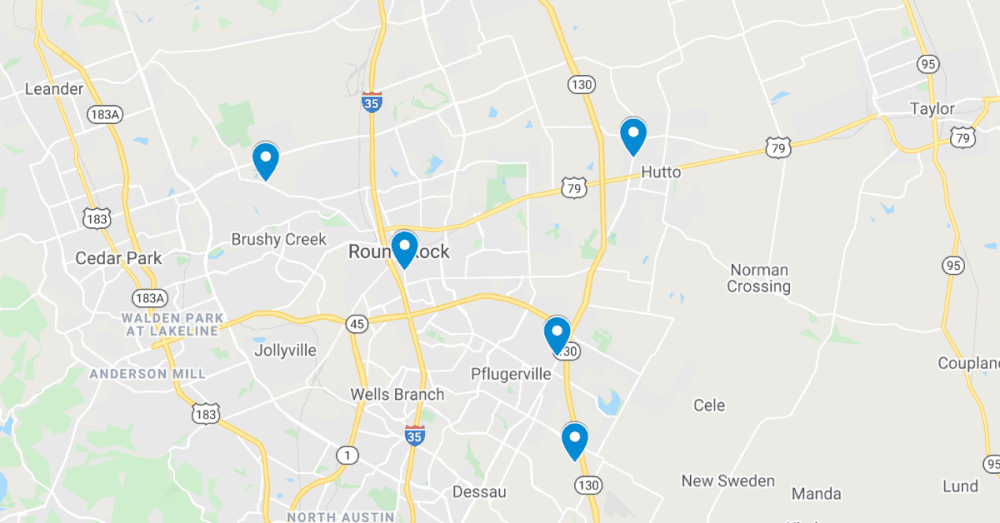 5 commercial projects filed recently in Round Rock, Pflugerville and Hutto, including T-Mobile renovation