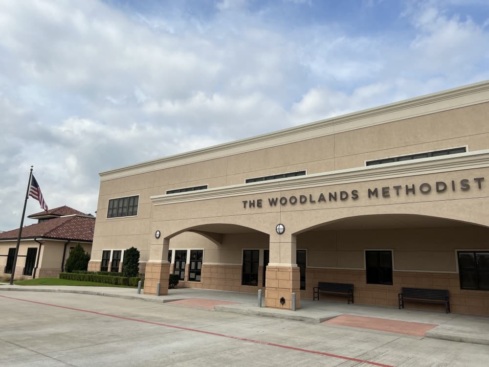 Located on Lake Woodlands Drive, The Woodlands Methodist School has an enrollment of 250. (Ally Bolender/Community Impact Newspaper)