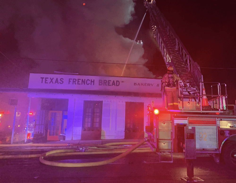 Austin bakery Texas French Bread burns down