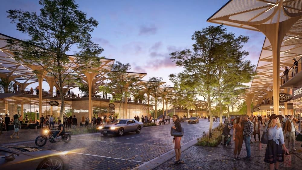 Developers behind Frisco North expect the project to be a "high-end" offering with several retail and dining options. (Rendering courtesy city of Frisco)