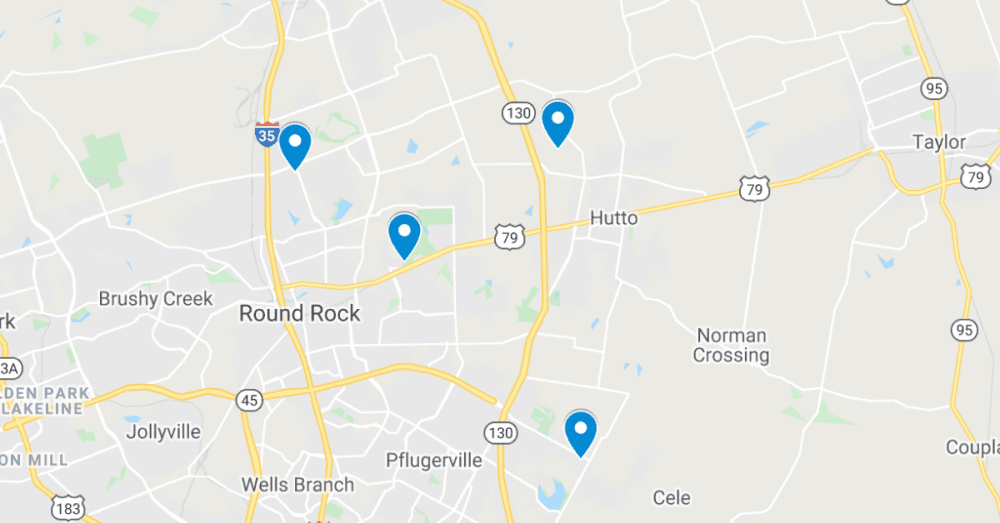 Improvements to Yonders Point and 4 more commercial projects filed in Round Rock, Pflugerville and Hutto