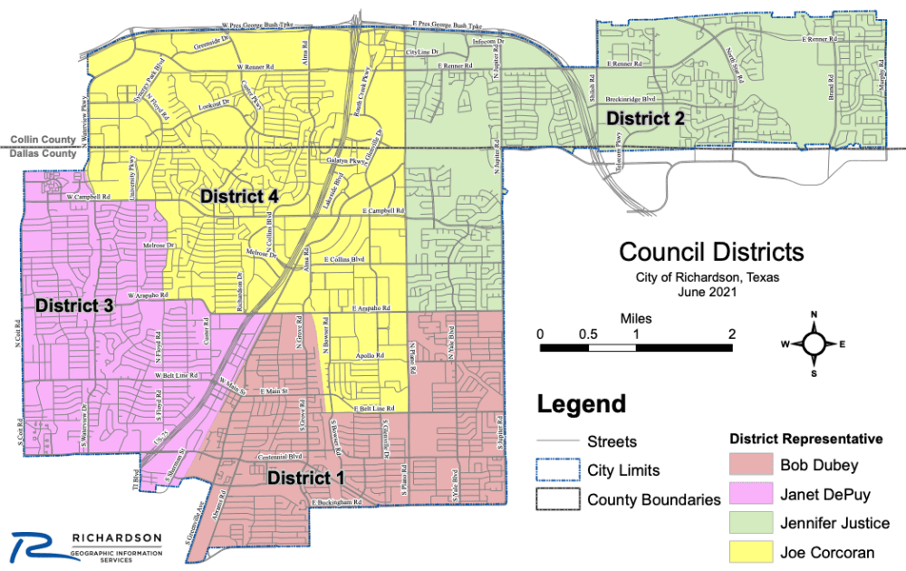 Richardson appoints commission to review council district boundaries in light of latest census data