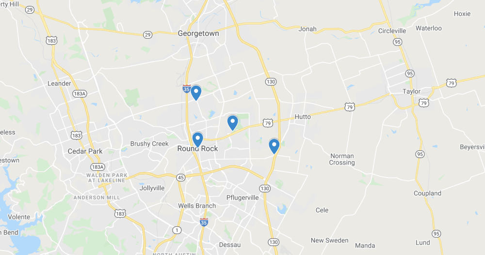 5 latest commercial projects filed in Round Rock, Pflugerville and Hutto, including new bank, coffee shop