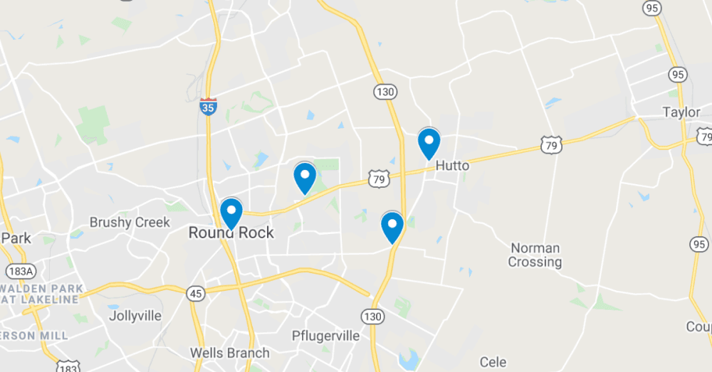 5 latest commercial projects filed in Round Rock, Pflugerville and Hutto, including new restaurant