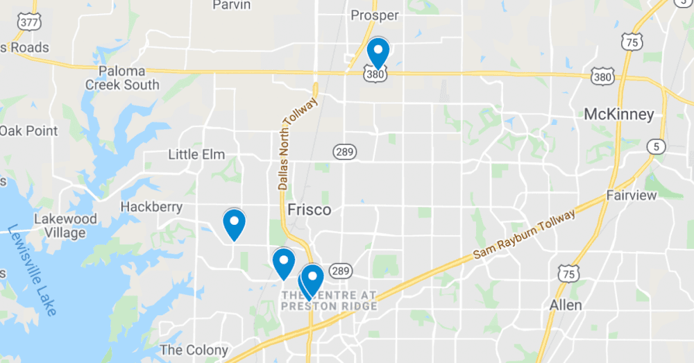 Renovations to Naf Naf Grill and more commercial projects in Frisco