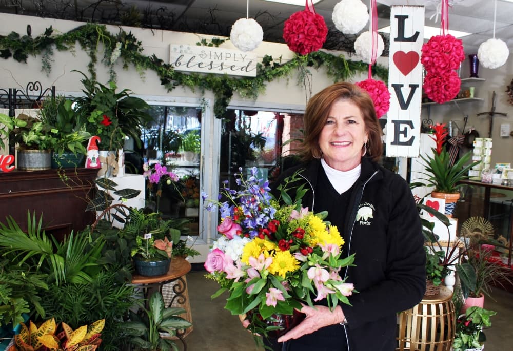 Devin Designs Flowers in Grapevine specializes in custom arrangements