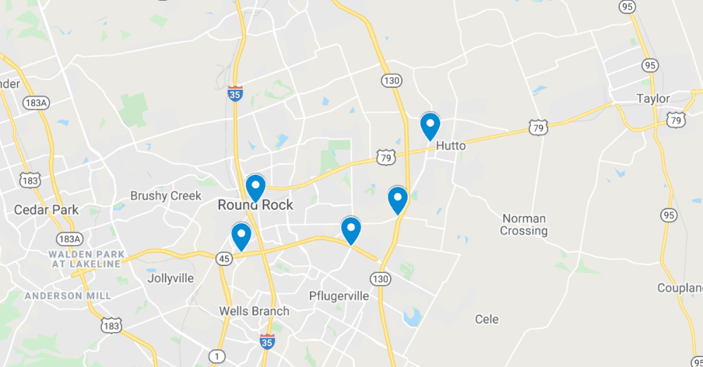 5 latest commercial projects filed for renovations and new construction in Round Rock, Pflugerville and Hutto
