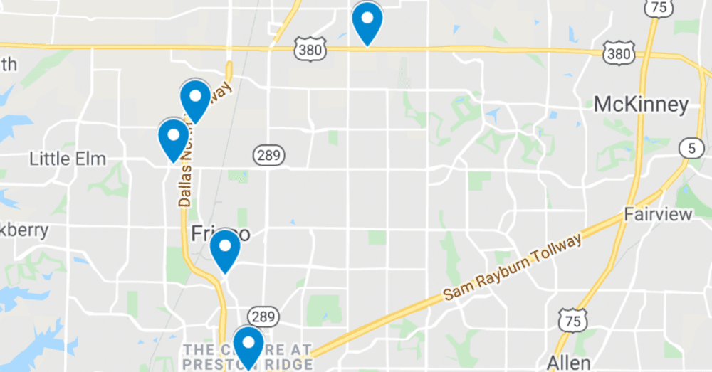 Renovations to Cotton On in Stonebriar Mall and 4 other commercial projects in Frisco