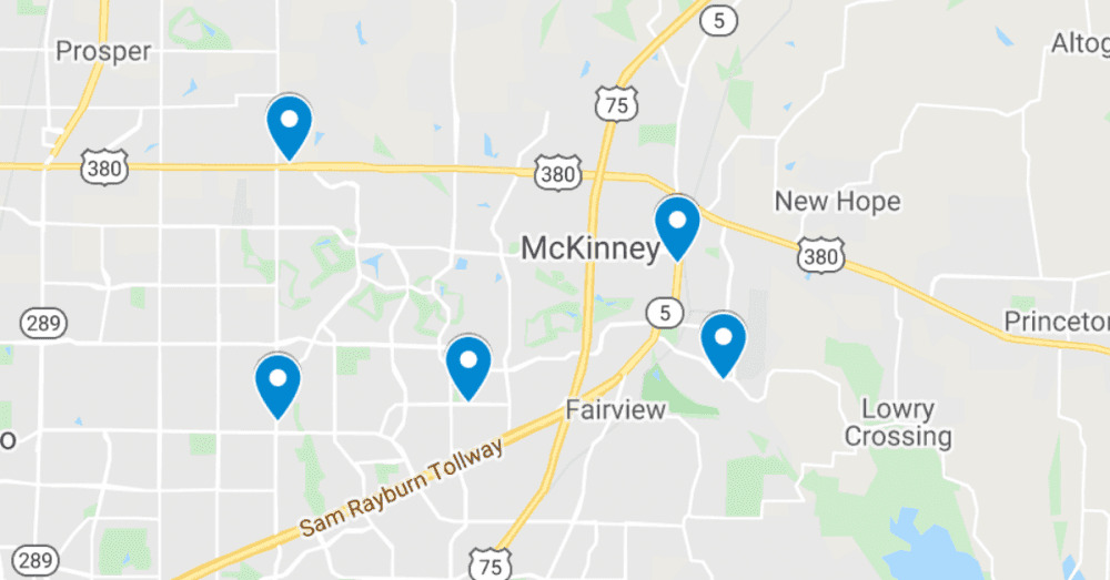 Future Salad and Go location on Custer Road plus four more development projects in McKinney