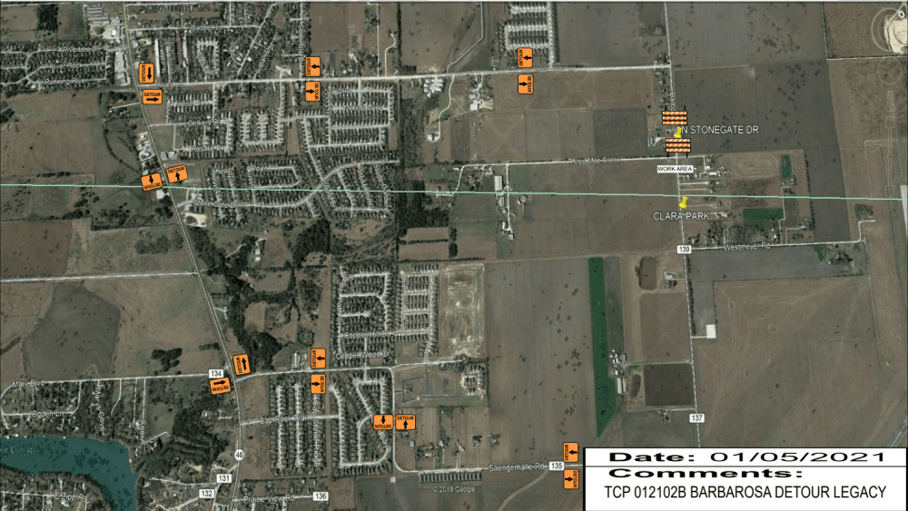 Portion of Barbarosa Road in New Braunfels to be closed weekends beginning Feb. 11