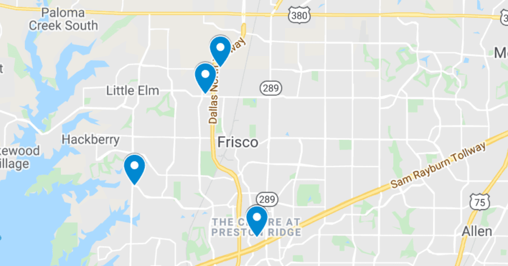 Renovations to Popeyes in Stonebriar and 4 more commercial projects in Frisco